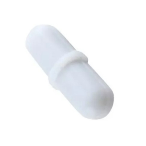 Barra magnética cilíndrica 20x8mm (peixinho) com anel para agitadores magnéticos
