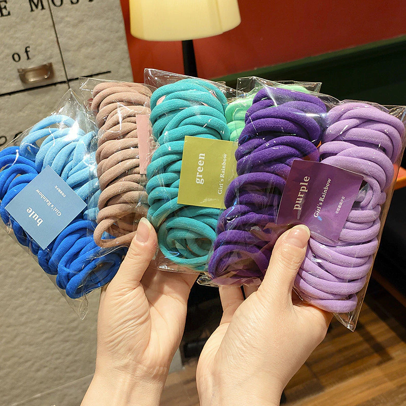 xuxinhas Kit Com 50 Unidades De Elástico Para Cabelo (Cores sortidas)
