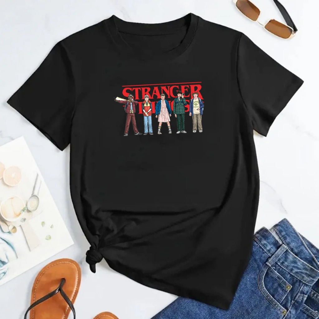 Camisa Stranger Things Feminina em Oferta Shopee 2025