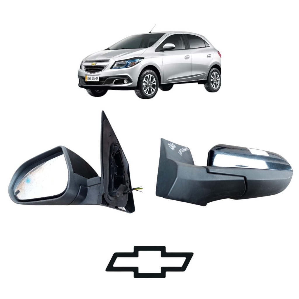 Retrovisor Onix Elétrico Gm Le Usado Original 026674