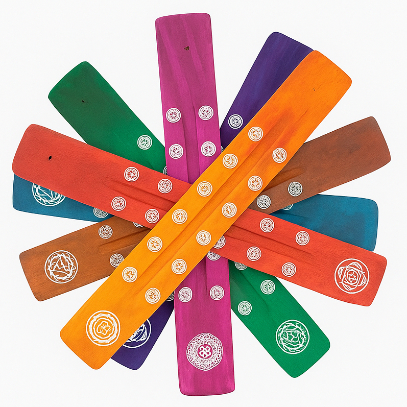 Kit 10, 25, 50 Incensário Porta Incenso Régua de Madeira Indiano Atacado em Oferta na Shopee