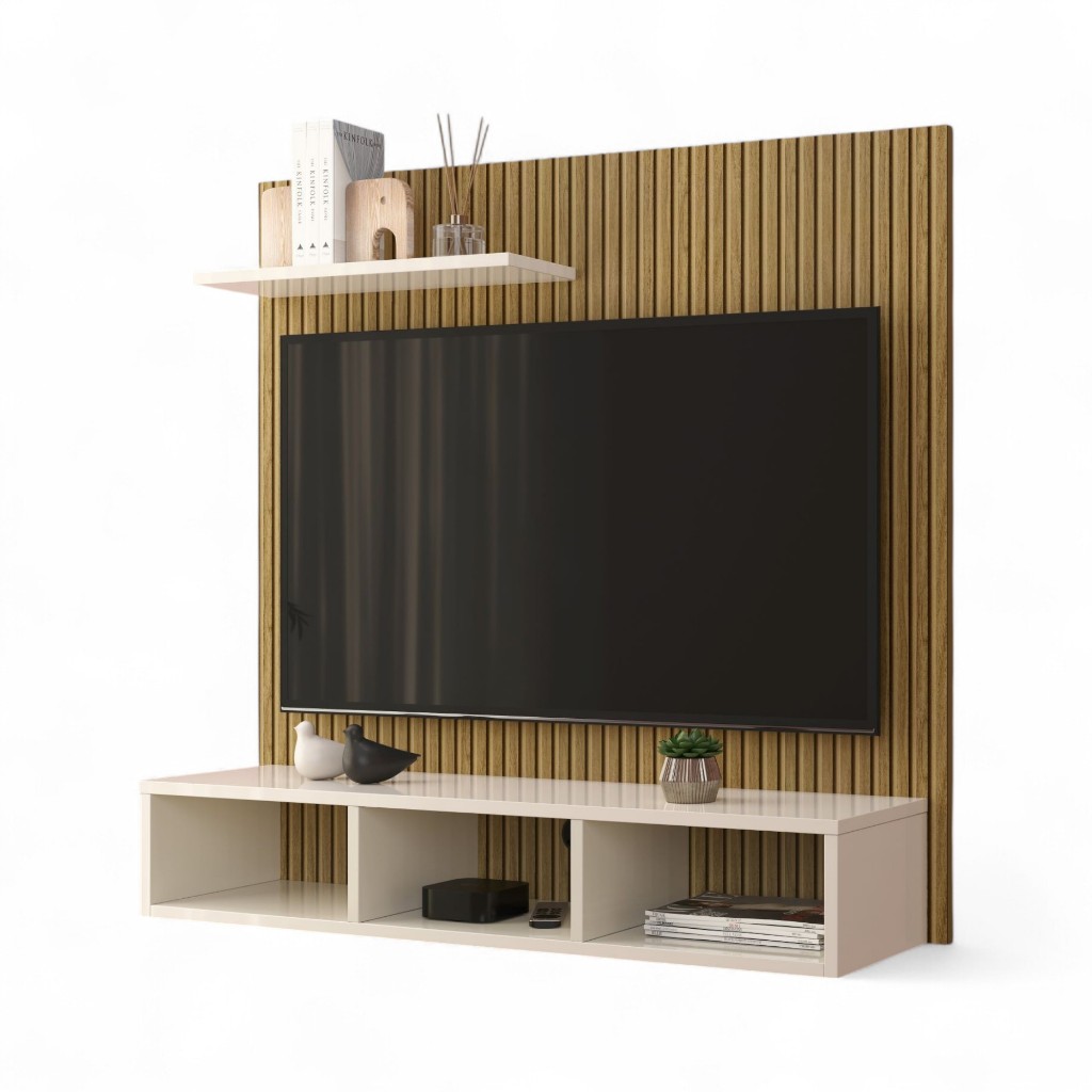 Suporte Painel Tv Quarto Sala Painel Prateleira Até 32 Polegadas Star - Cores