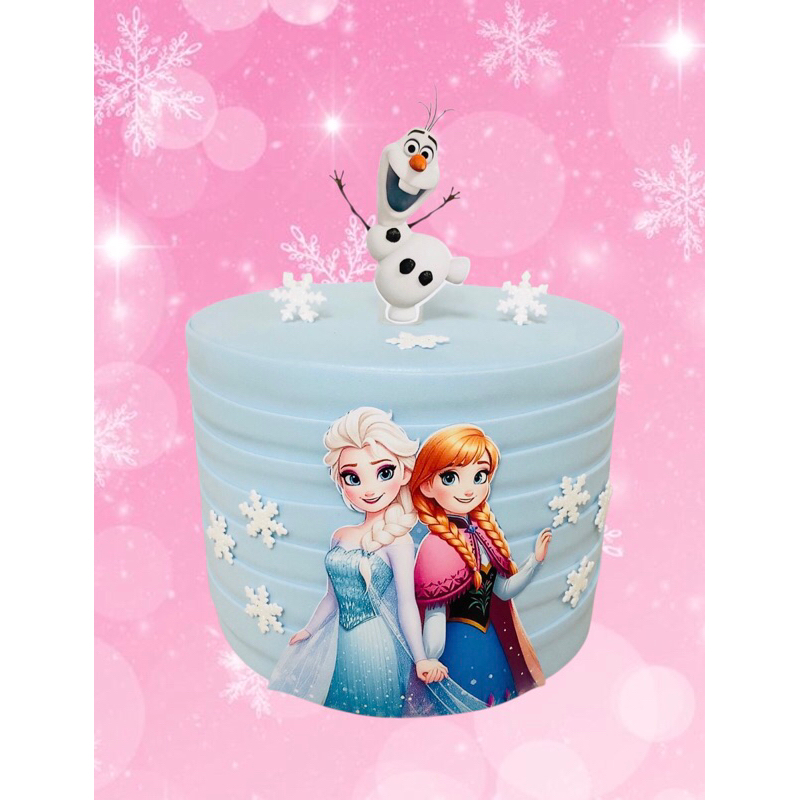 bolo fake Frozen 20x15 em Oferta na Shopee