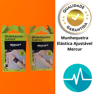 Munhequeira Elástica Ajustável Mercur Par em Oferta na Shopee