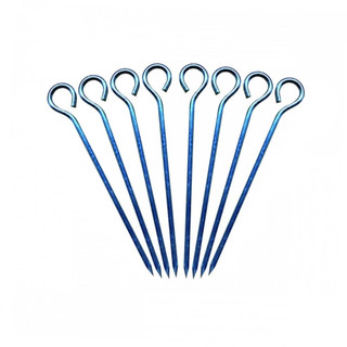 Kit Com 8 Estacas de Metal Para Barracas Tendas Toldos ou Gazebos
