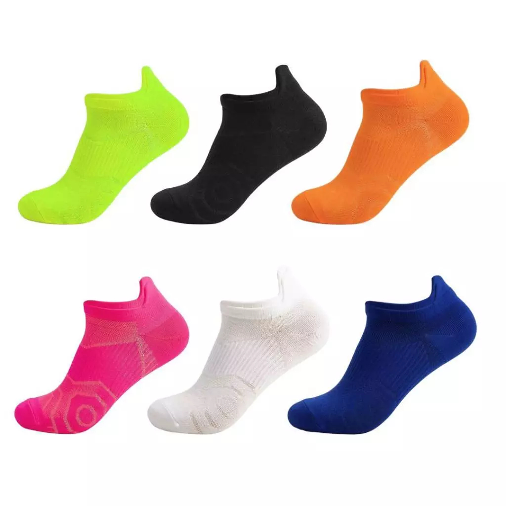 Kit 3 Meias Esportiva Neon Profissional Respirável Corrida Academia Caminhada Cross Cano Invisível em Oferta na Shopee