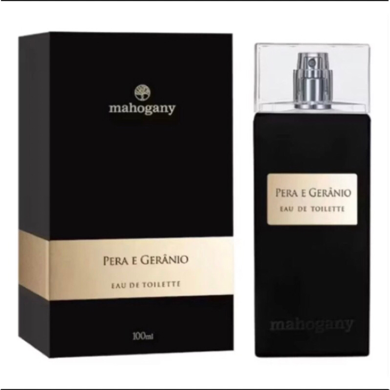 Pera e Gerânio EDT Mahogany ( Nova embalagem)