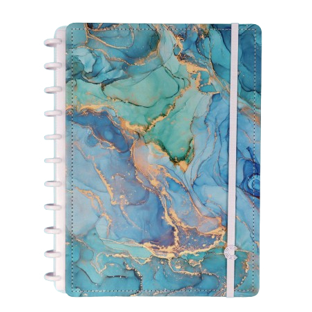 Caderno Inteligente Grande By Luara Maldives 80 Folhas Reposicionável 215x280mm Original CI - Stationery