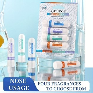 Inaladores Nasais QCHZOC - Kit com 4 Fragrâncias