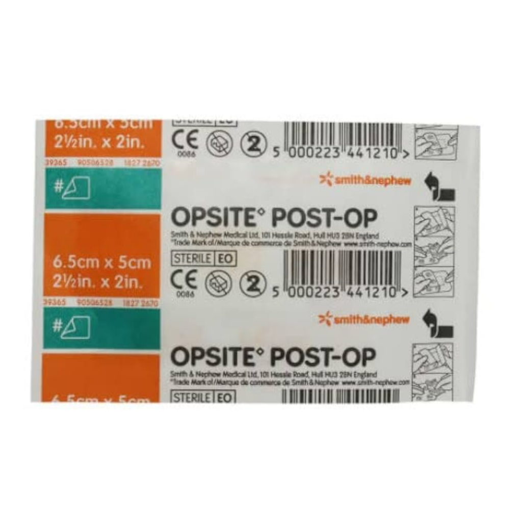 Curativo Opsite Post Op 6,5x5cm Smith Nephew Transparente Esteril