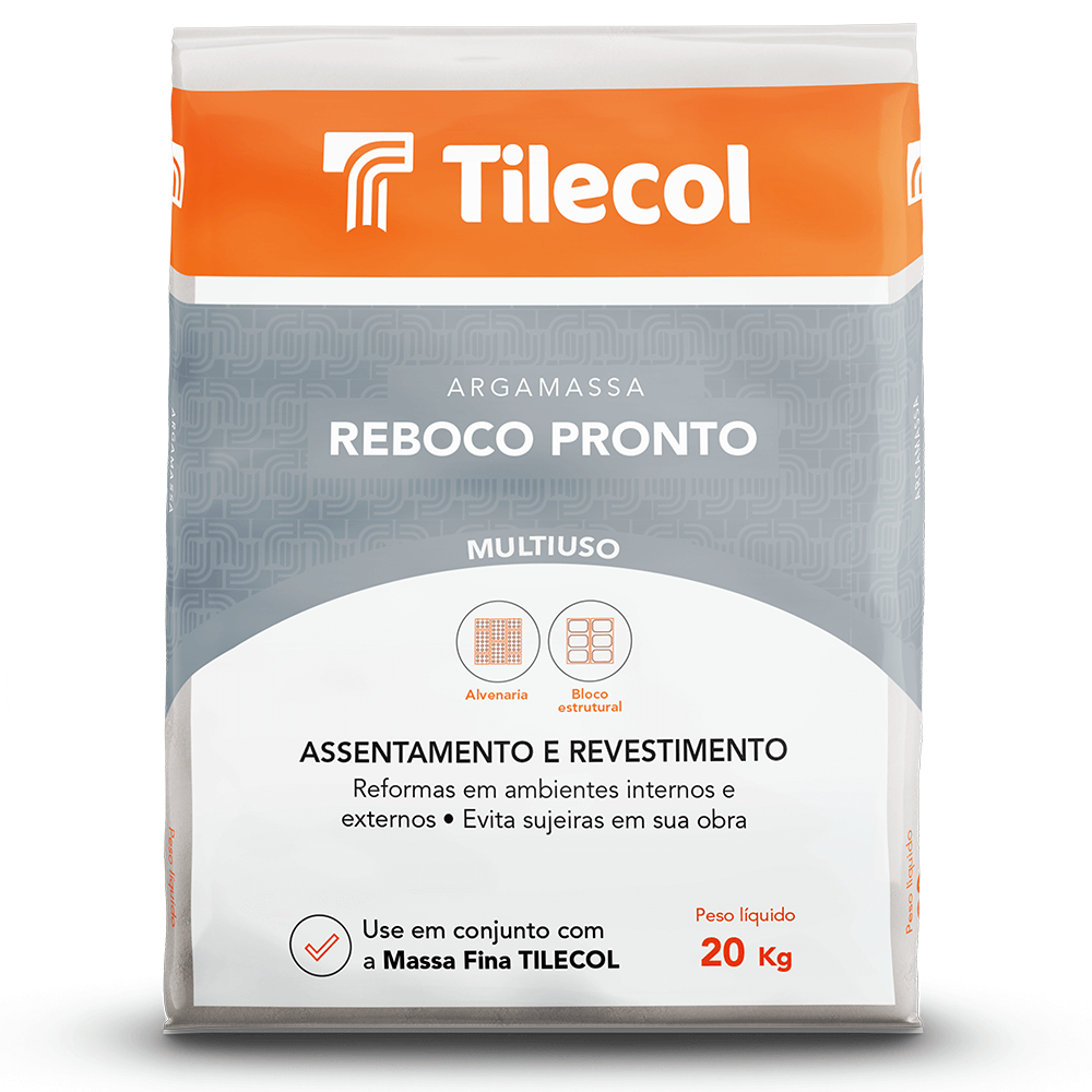 Reboco Massa Pronta em Kg Reboco Pronto Pequenos Reparos Fácil Uso Apartamento Casa