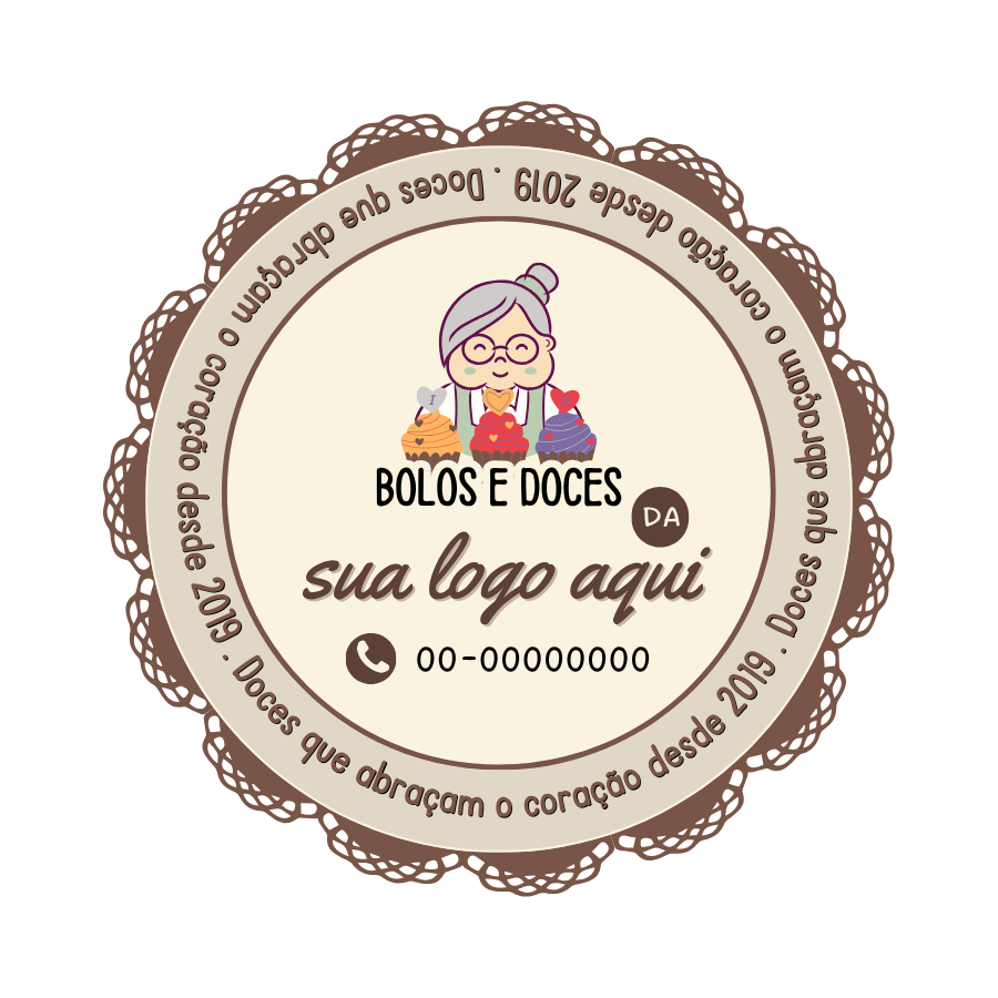 500 Etiquetas  personalizada  bolo de pote , boleira Adesivas Vinil 4x4cm – À Prova D’água ( Criamos sua arte!!!)