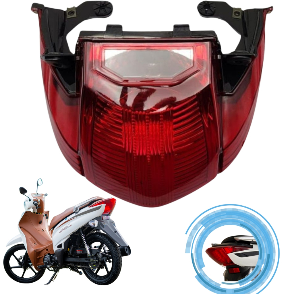 Farolete Lanterna Traseira Shineray Jet 50 Com Chicote 23/25