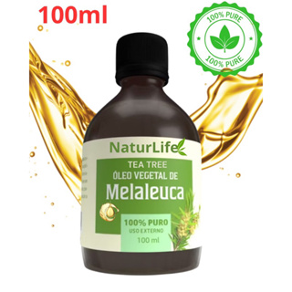 Óleo essencial de Melaleuca 100ml Tea Tree - Puro Vegano em Oferta na Shopee
