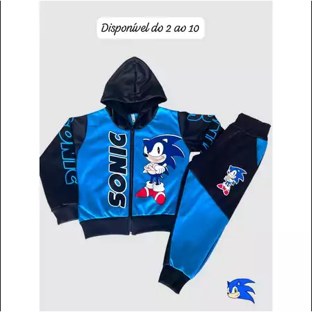 🧒❄️ Conjunto de frio infantil / juvenil de Inverno menino com Blusa e Calça quentinho de 2 a 10 Anos