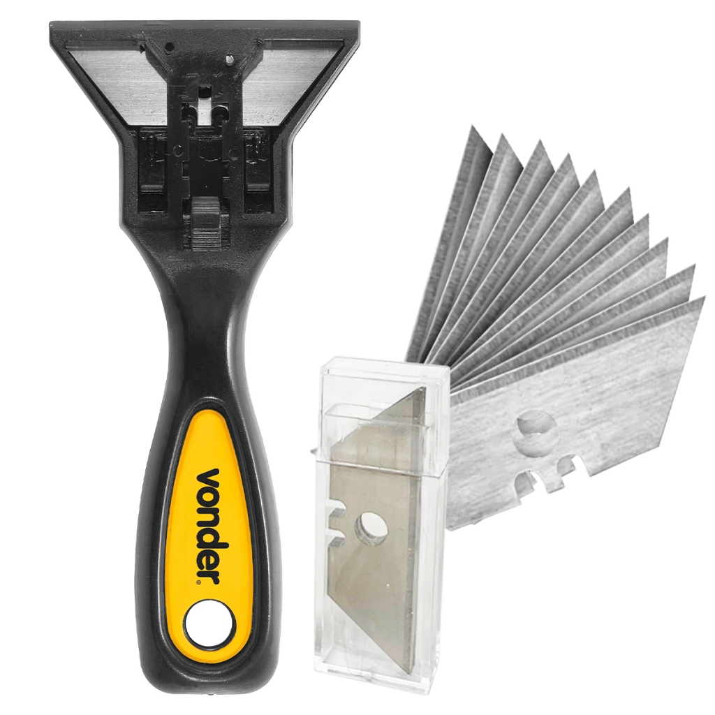 Raspador De Vidro Plano Com 10 Laminas Rp011 - Vonder