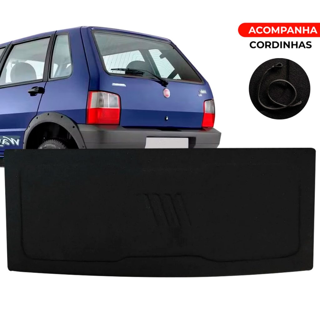 Tampão Traseiro Bagagito Uno Antigo Mille Fire 1985 A 2013 2 e 4 portas em Oferta na Shopee