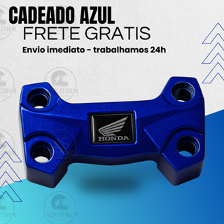 Mesinha Cadeado do Guidao Titan Fan Start Cg 150 160 Azul Brilhante arrojado esportivo Nāo Enferruja em Oferta na Shopee