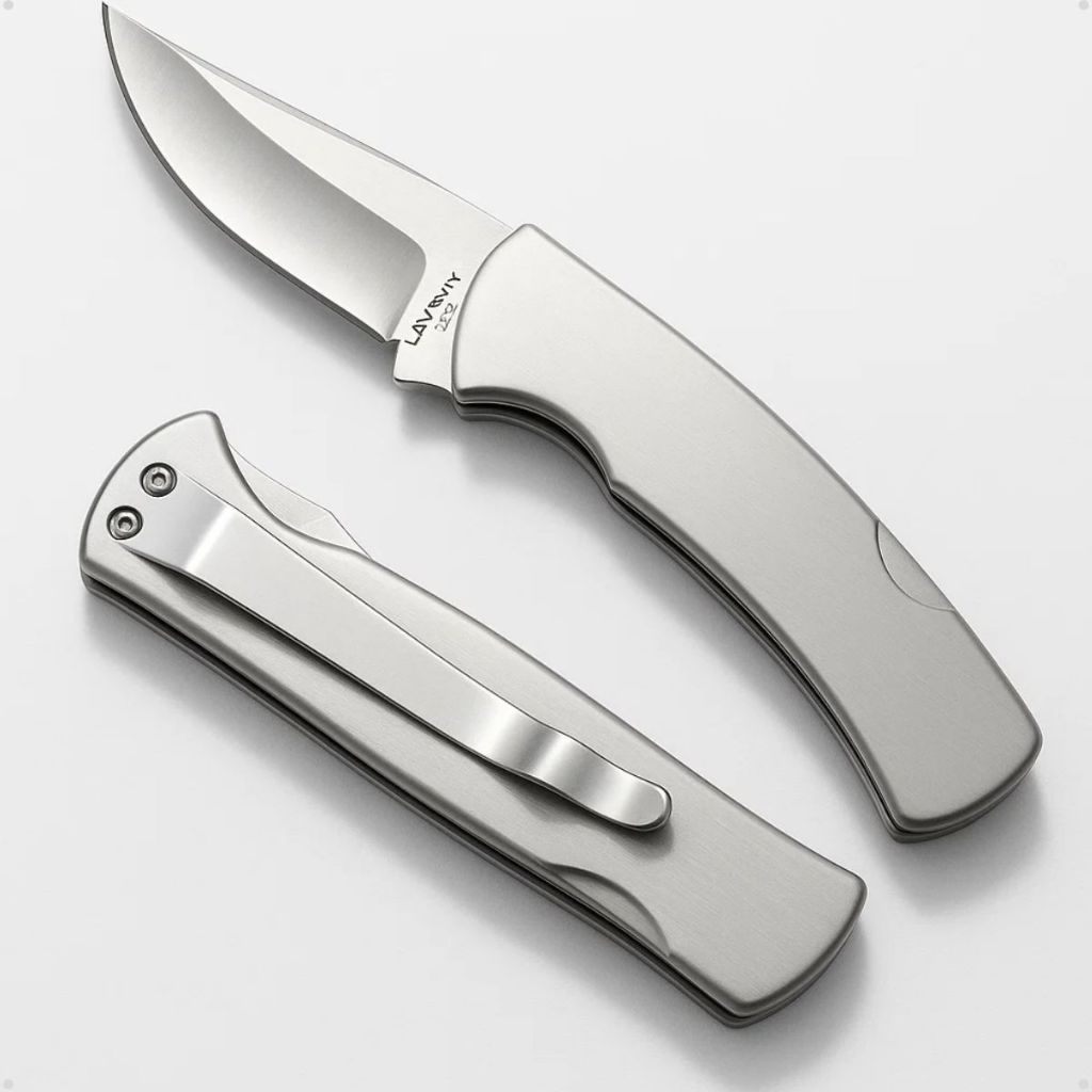 Canivete Dobrável Inox 18cm Portátil Afiado | Uso Diário Camping Pesca