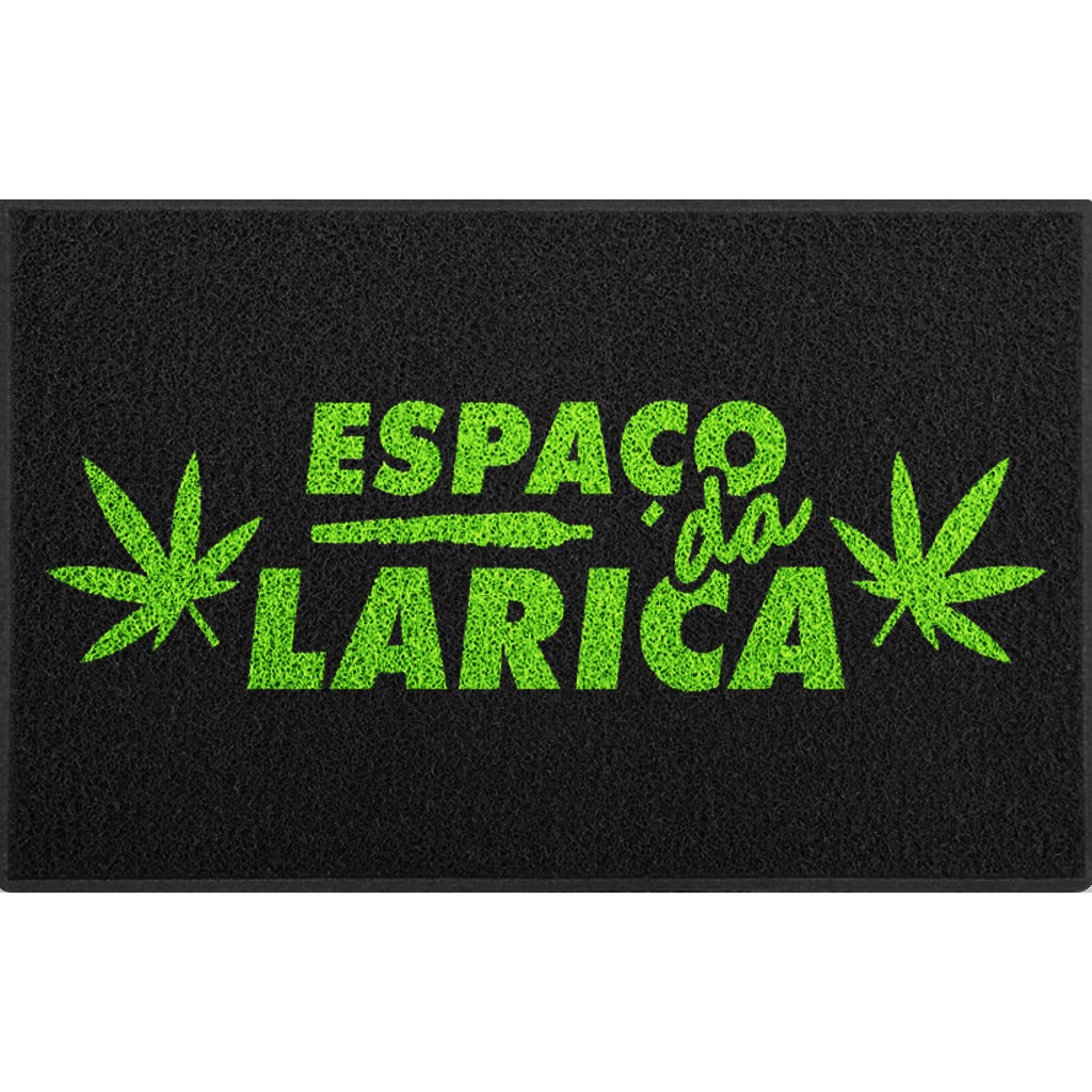 Tapete Capacho Espaço da Larica Decoração Pia Maconha 60x40 80x60