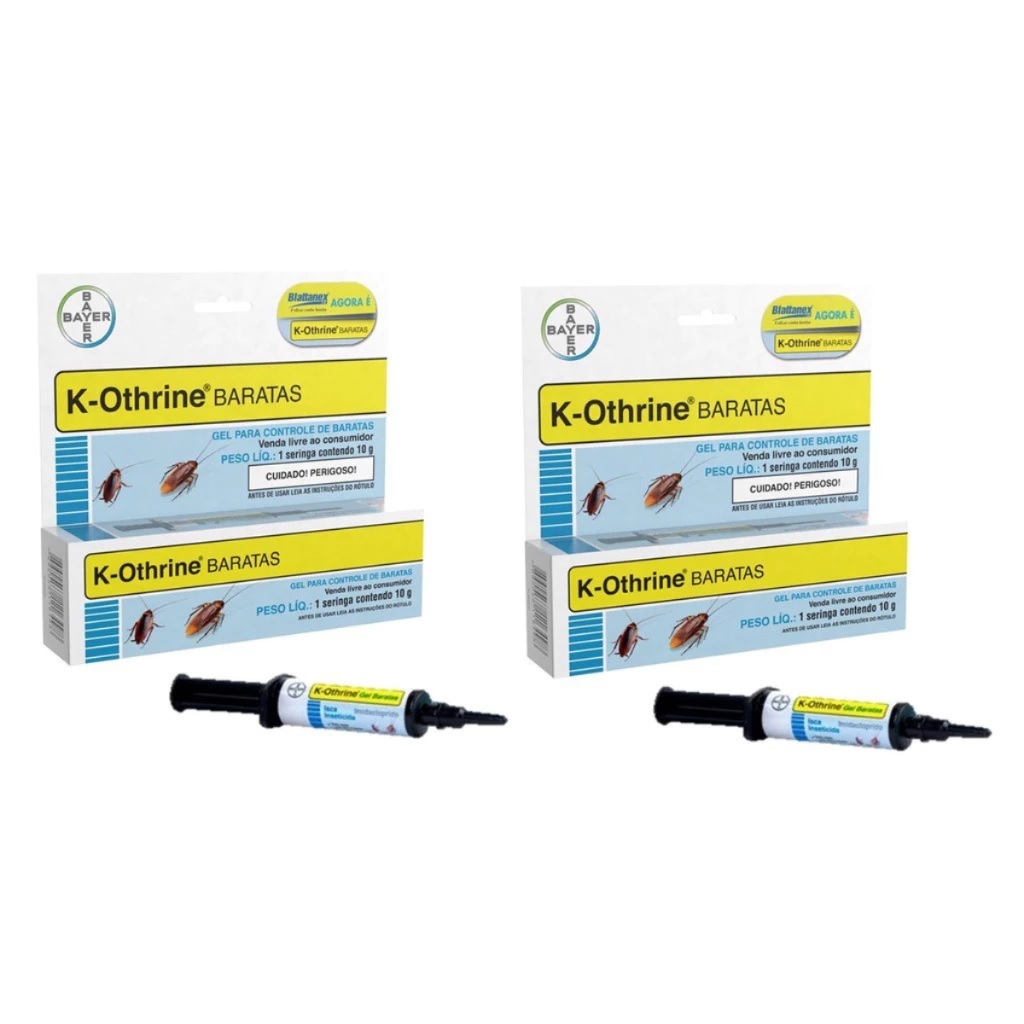 Kit 2 Unidades K-Othrine Gel para Baratas Bayer - 10g em Oferta na Shopee