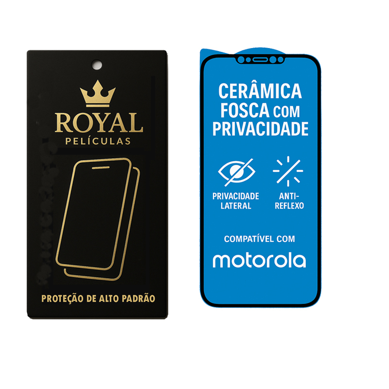 Película para Motorola Cerâmica Fosca Privacidade em Oferta na Shopee