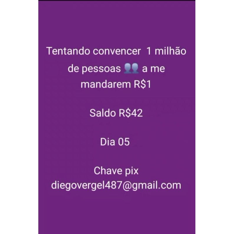 chave pix diegovergel487@gmail.com