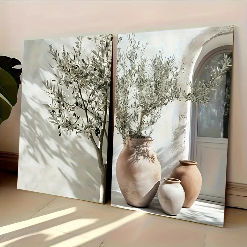 Quadro Decorativo Vintage Rustico Arvore Vaso – Arte para Sala, Quarto ou Escritório em Oferta na Shopee