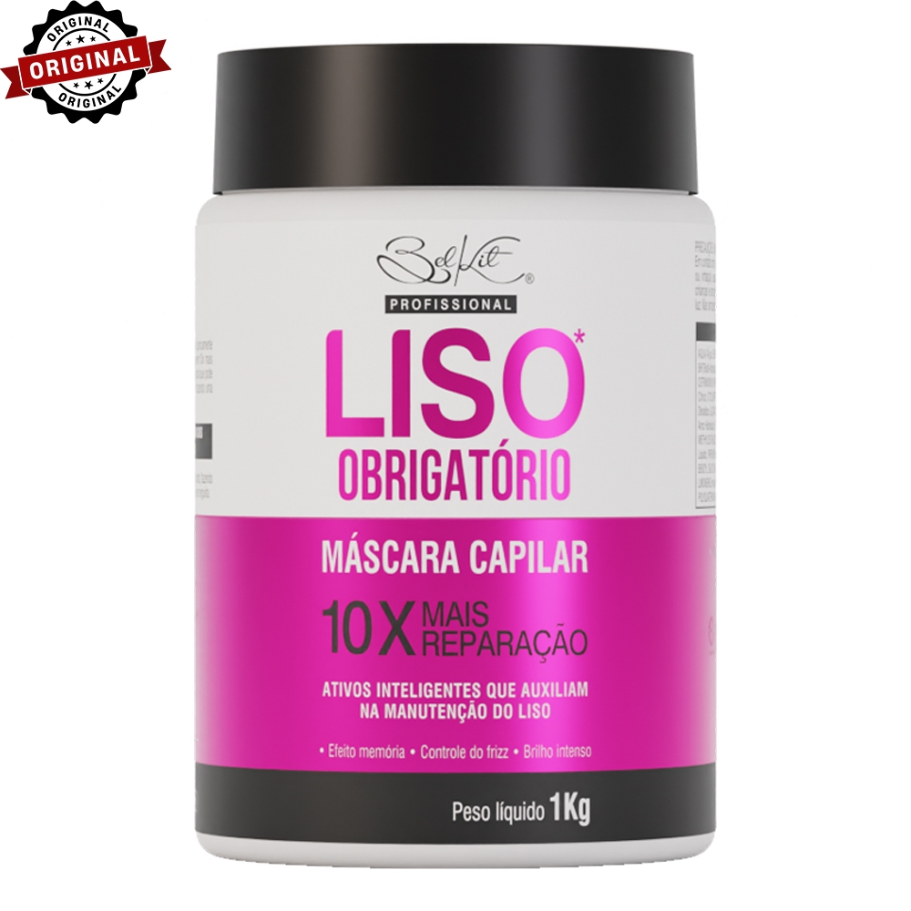 Máscara Profissional Liso Obrigatório 1L | Hidratação e reconstrução