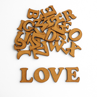 Alfabeto em MDF 26 Letras Pedagógico Vários Tamanhos Educativo Completo em Oferta na Shopee