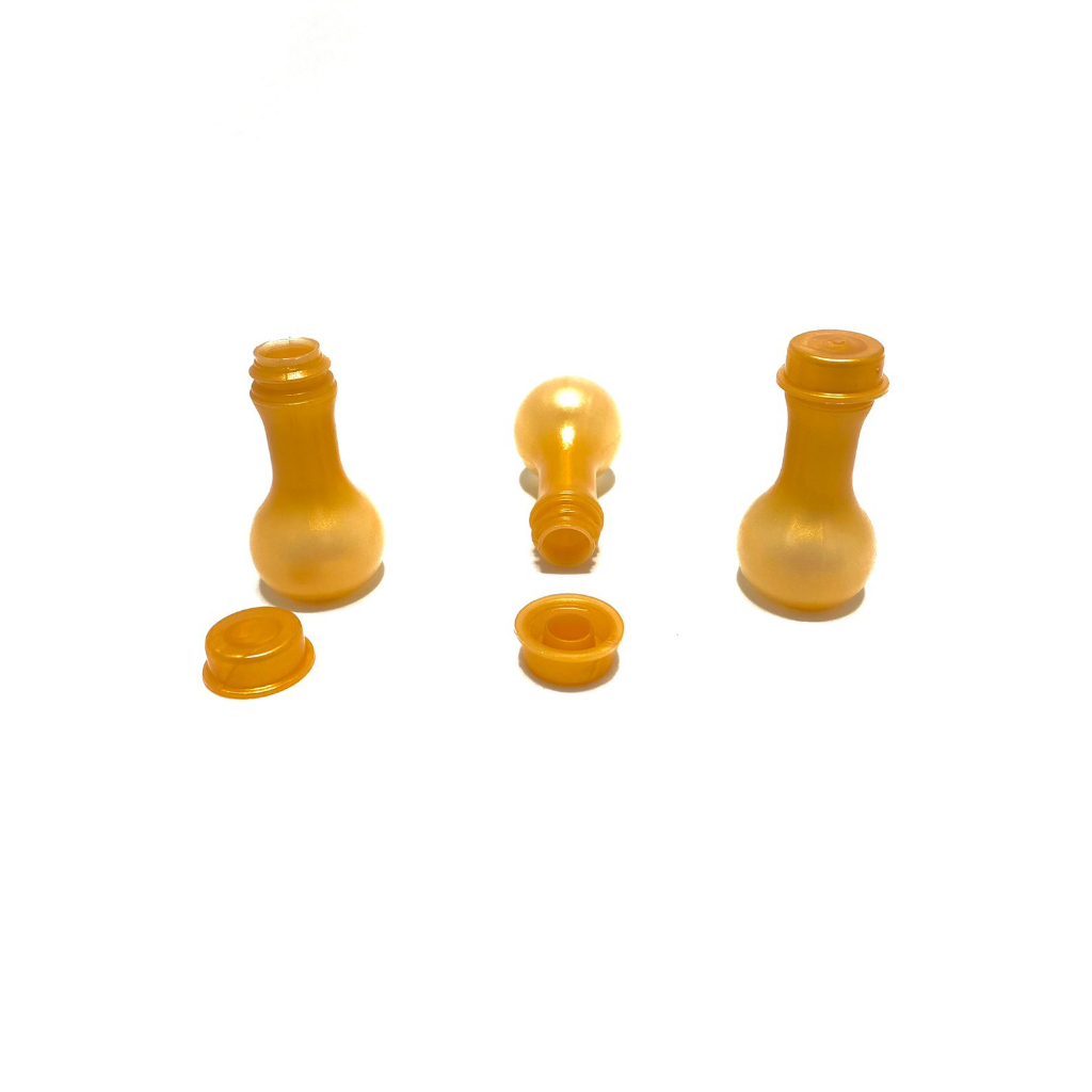 Mini Botija Ouro Velho ou Marrom Sem Oleo De Uncao 8ML 100 Unidades