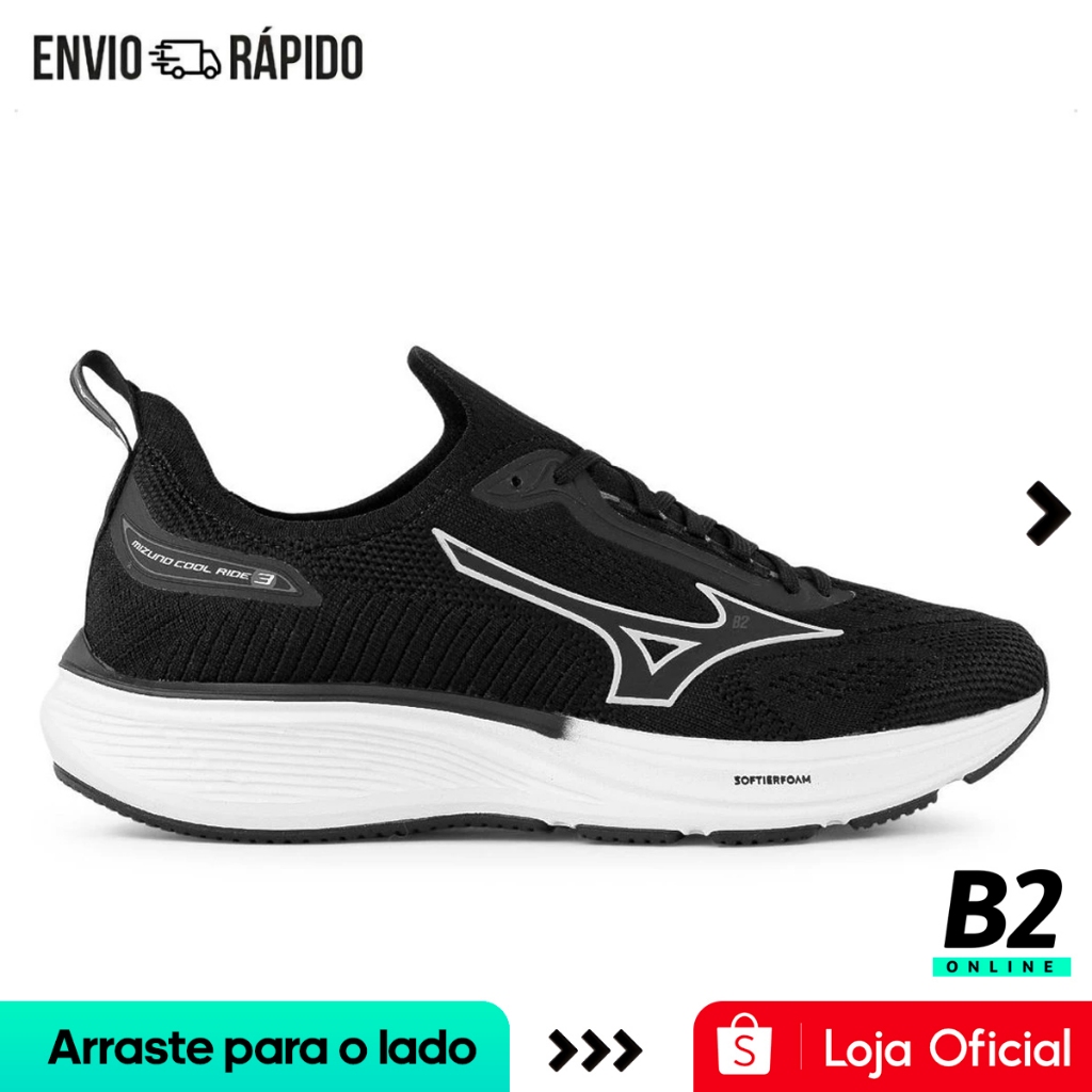 Tênis Mizuno Cool Ride 3 Unissex Original Com Nota Fiscal e Garantia em Oferta na Shopee