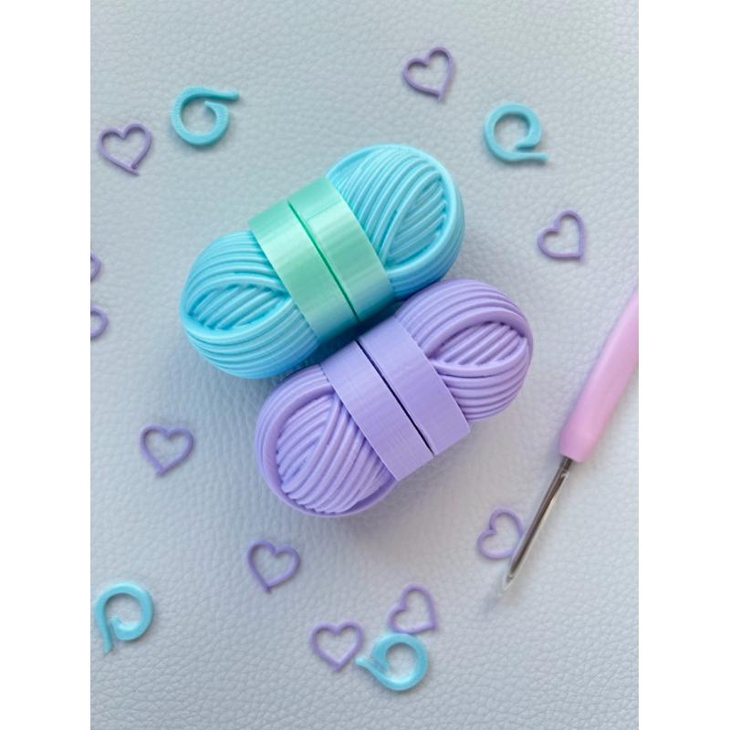 Porta Marcadores de Ponto  crochê Mini Novelo Organizador para Crocheteiras - 7cm