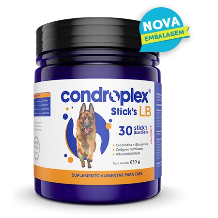 CondroPlex Sticks LB Suplemento Alimentar Para Cães 30 Bastões - AVERT