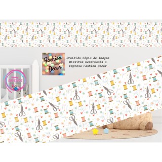 Adesivo Atelie de Costura Faixa Adesiva Decorativa Costureira Loja Confecção de Roupas Parede Vidro em Oferta na Shopee