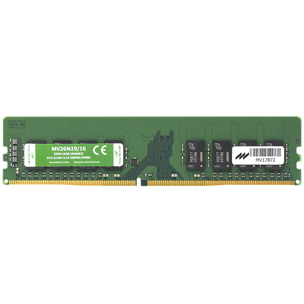 Memória RAM DDR4 16GB 2666MHz Macrovip para PC Desktop