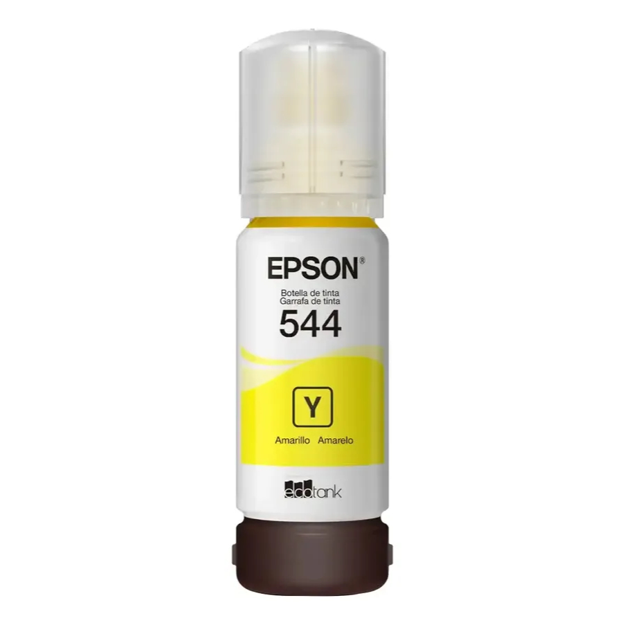 Refil Tinta Original Impressora Epson T544 Amarelo L 3110 L3210 L3150 L3250 T544 em Oferta na Shopee