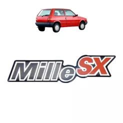 Emblema Adesivo MILLE SX Uno Millie SX 1997 a 1998 Resinado