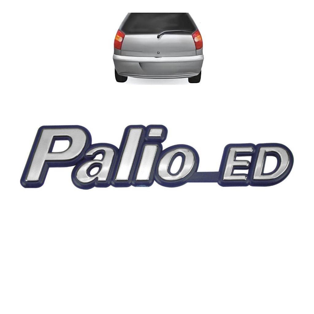 Emblema Letreiro PALIO ED Palio ED 1995 a 2000 Cromado