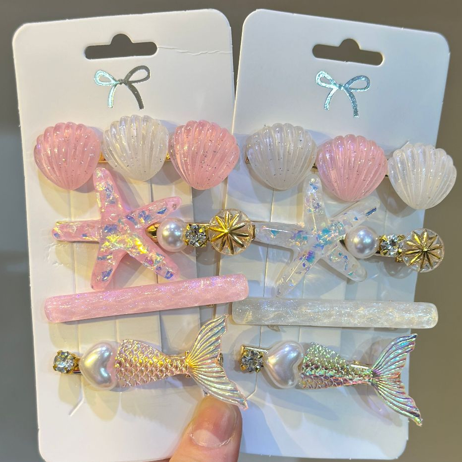 Kit com 4 Grampo de cabelo de meninas fofas e estilosas em formato de bico de pato Linda em Oferta na Shopee