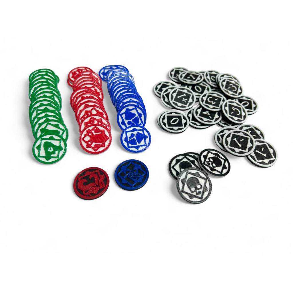 Arkham Horror - Tokens do Caos em 3D para Board game.