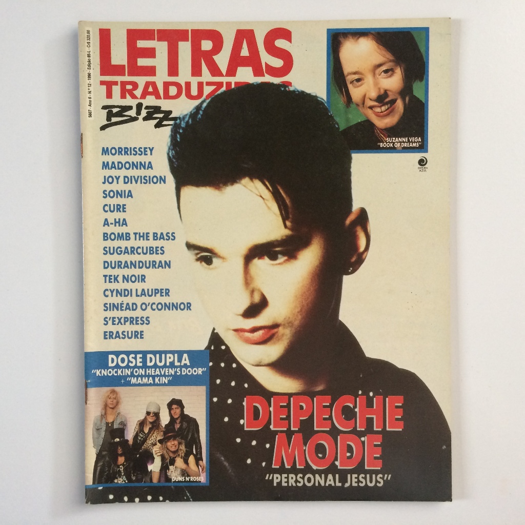 BIZZ LETRAS TRADUZIDAS DEPECHE MODE GUNS N ROSES MADONNA A-HA CYNDI LAUPER E MAIS