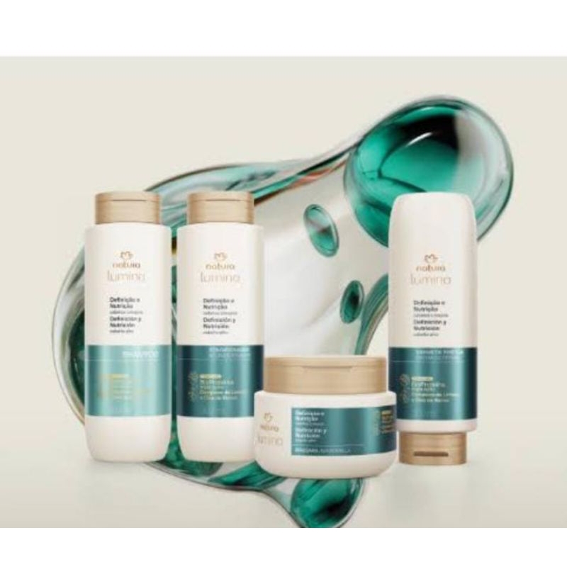 Kit para cabelos Crespos Lumina - Natura
