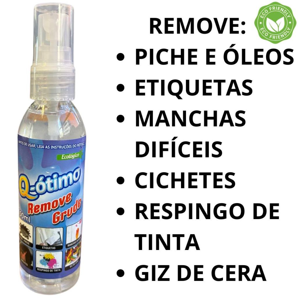 Tira Grude Removedor De grude Colas Rótulo chiclete Adesivo E Mais 100ml Cada