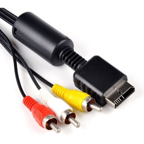 Cabo AV Áudio e Vídeo RCA PS1 Ps2 Ps3 Alta Definição Hdtv Led E Lcd Componente