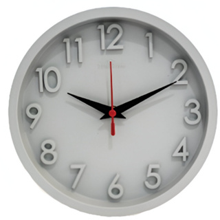 Relogio de Parede 3D Sigma Cinza Plashome Escritório Cozinha Sala Com Mecanismo Silencioso em Oferta na Shopee