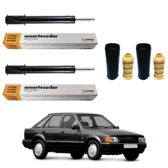PAR AMORTECEDOR TRASEIRO ESCORT 84 A 96 ORIGINAL COFAP + KITS
