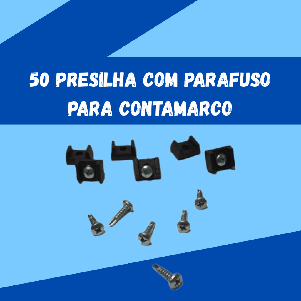 Presilha De Arremate Nyl-190 Com Parafuso (50 Unidades) janela vitro porta balcão  reparo manutenção