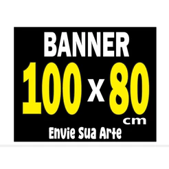 Banner Faixa I Envie Sua Arte I 100x80cm