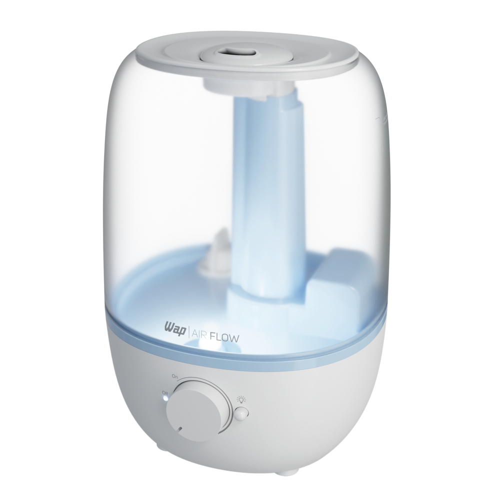Detalhes do Umidificador de Ar Ultrassônico 2,3 Litros com Luminária e Difusor de Aromas WAP AIR FLOW Bivolt